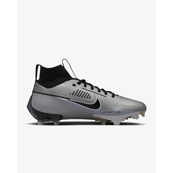 Nike Vapor Edge Pro 360 2 Football Cleats Grey Black White DA5456-002 Size 10.5 - Picture 3 of 6